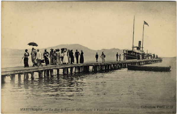 tanlistwa-arrivee-Behanzin-Fort-de-France-Martinique-1894
