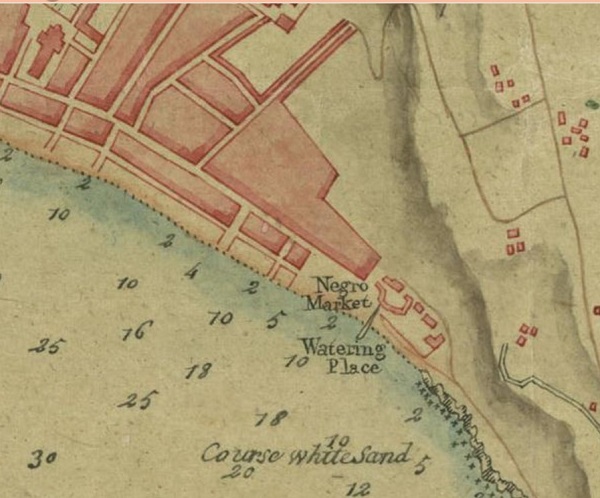 tanlistwa, plan, Saint-Pierre, Martinique, John Stott, 1763